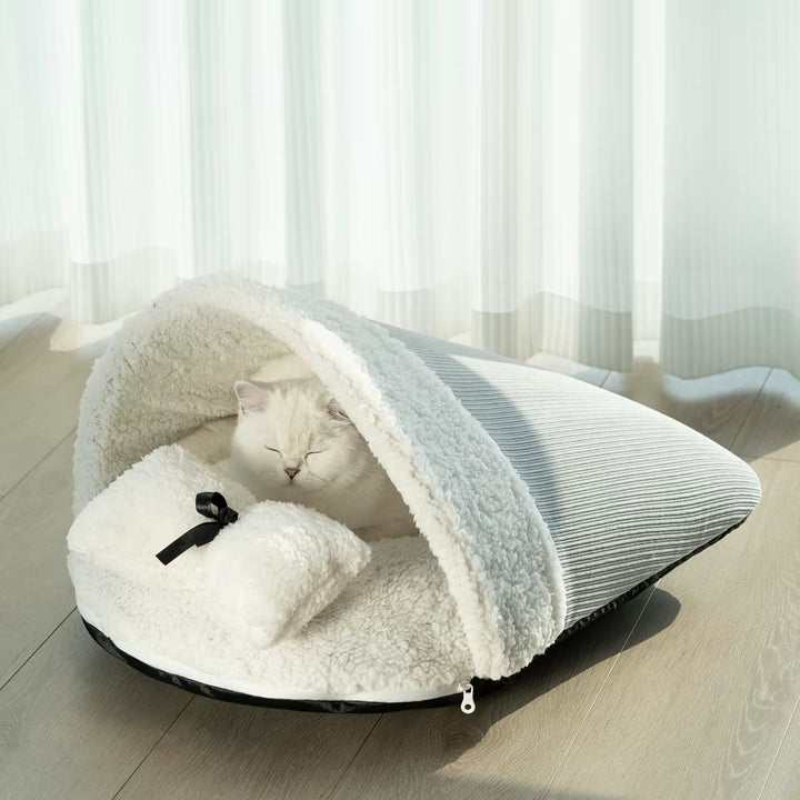 MADMAD -Round velvet cat bed
