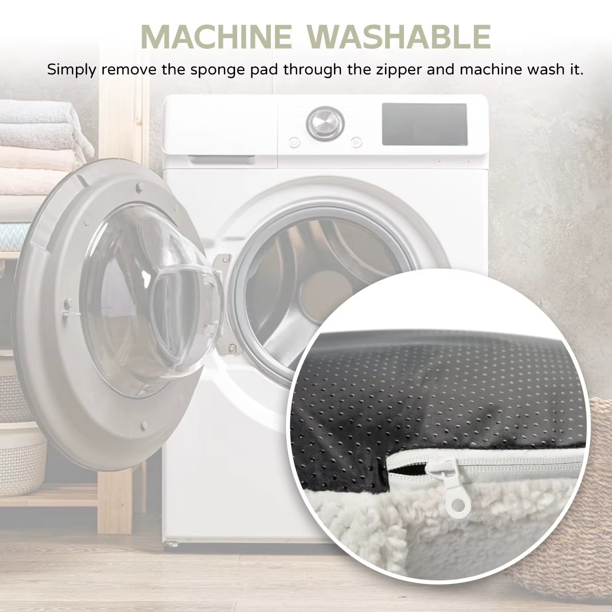 MADMAD -Round velvet cat bed