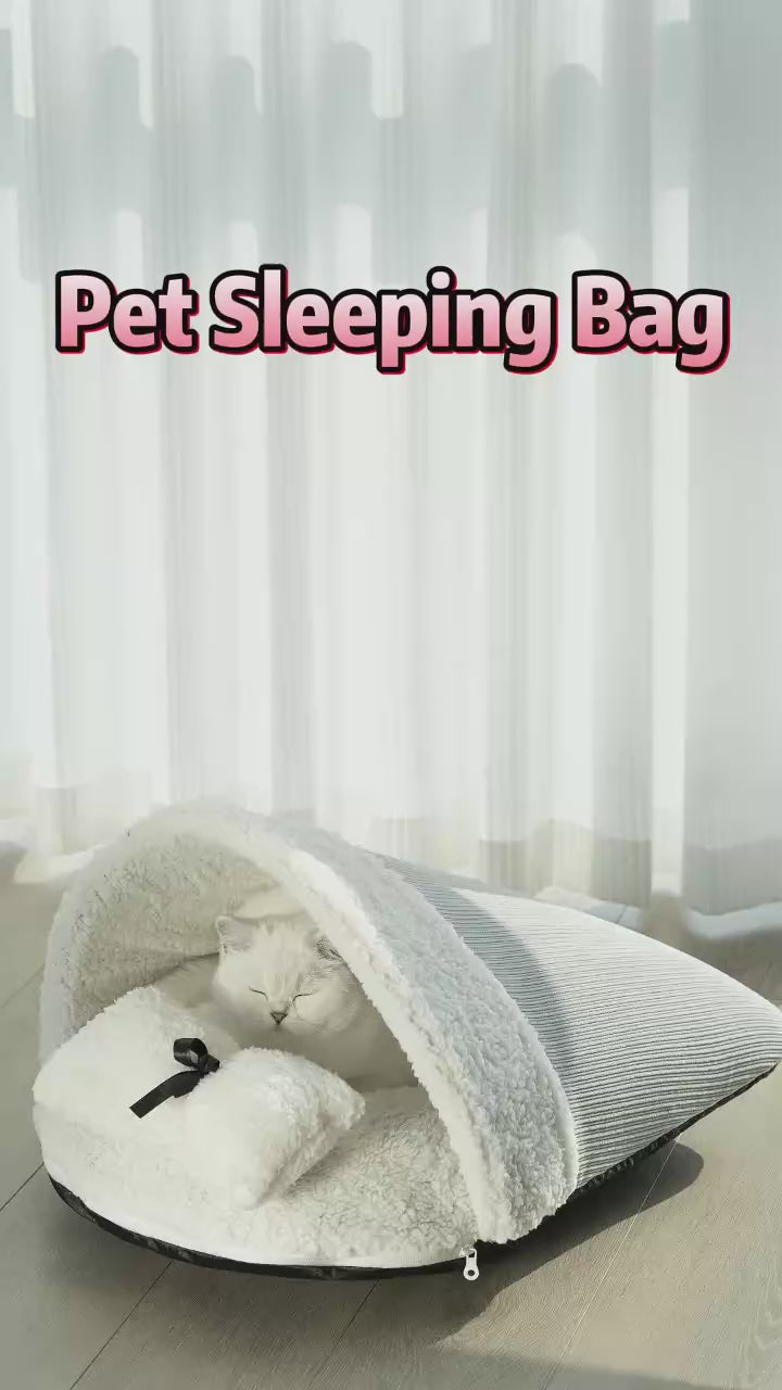 MADMAD -Round velvet cat bed